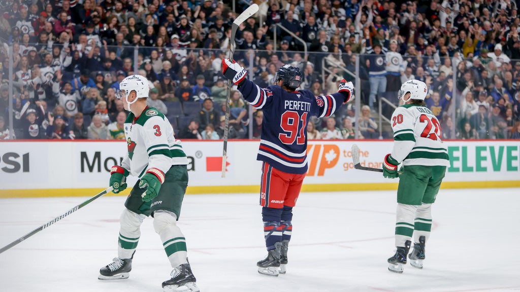 Jets beat the Wild 5-2 as Cole Perfetti scores 2 goals — WCCO / CBS Minnesota, New Hope Schools news