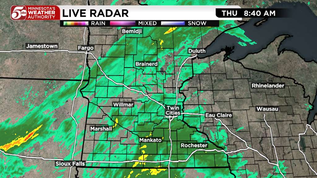 Thursday weather: Cool and wet day ahead — KSTP 5, New Hope Community news