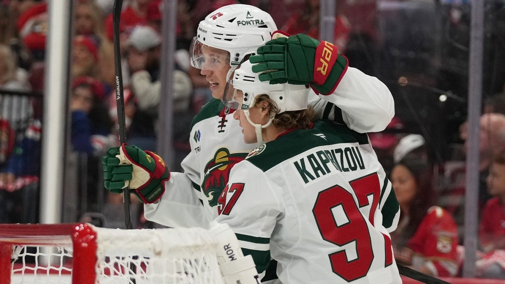 Kaprizov has 4-point night, Wild top Panthers 4-1 to spoil Florida’s home opener — KSTP 5, New Hope Business news
