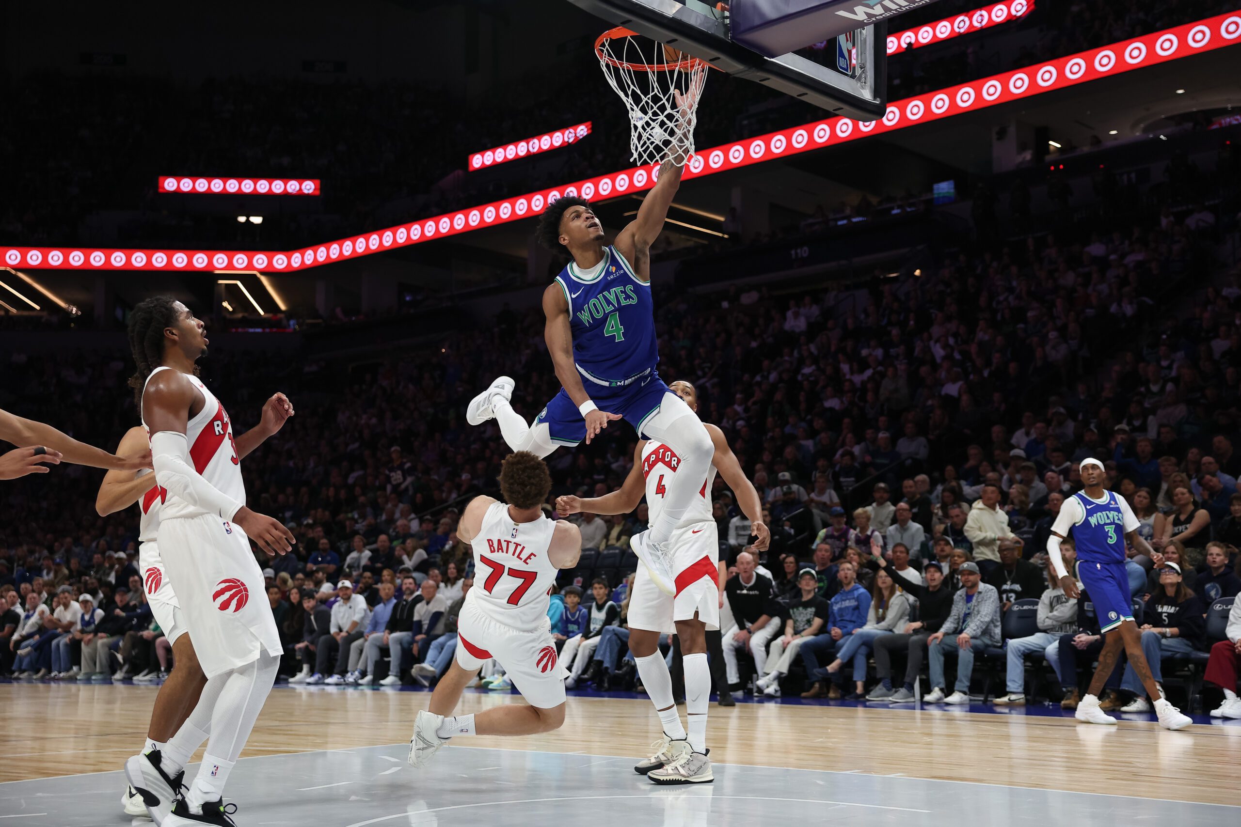 Timberwolves stay unbeaten with 117-94 win over Raptors in home opener — KSTP 5, New Hope Sports news