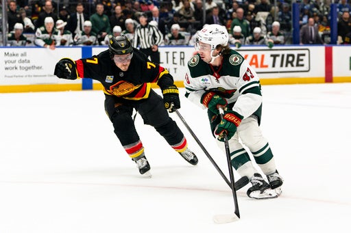Quinn Hughes has a goal and an assist in his Vancouver return in Wild’s 4-2 victory — KSTP 5, New Hope Sports news