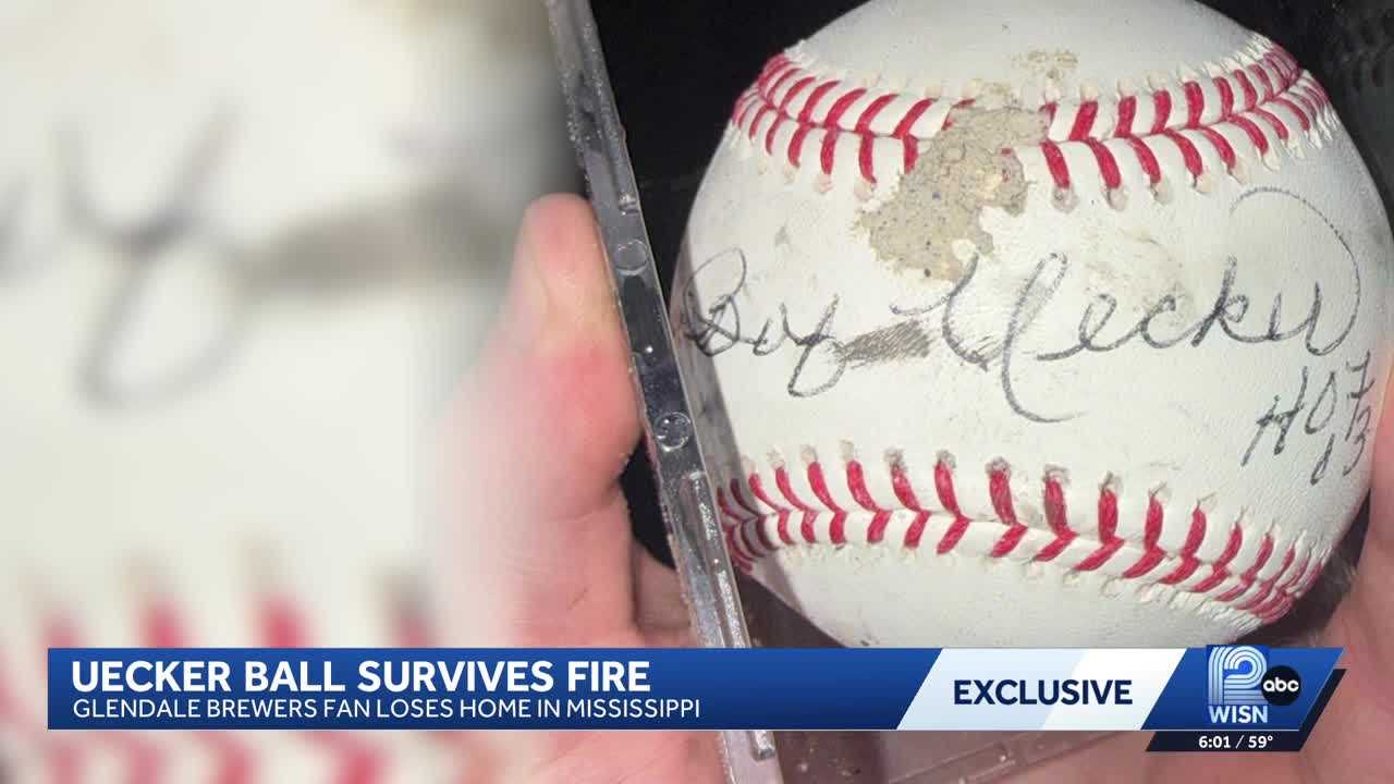 Cherished baseball signed by Bob Uecker survives Mississippi fire — WISN 12 Milwaukee, New Hope Community news