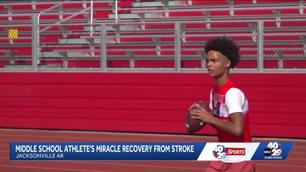 12-year-old football player recovering after spinal cord stroke — WESH 2 Orlando, New Hope Sports news