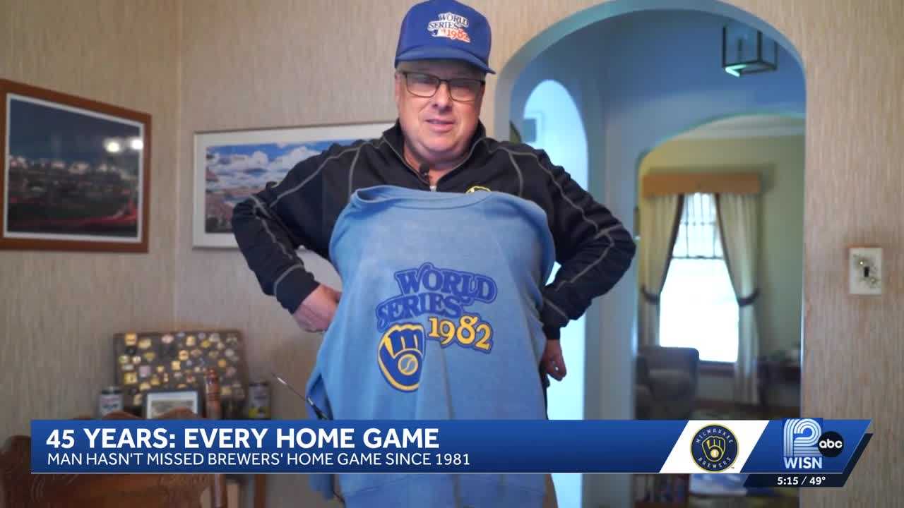 He hasn't missed a game since 1981, now he's hoping for a World Series win — WISN 12 Milwaukee, New Hope Sports news
