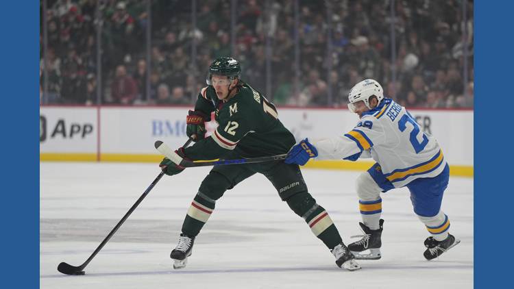Matt Boldy has 5th career hat trick and Wild beat Blues 5-4 — KARE 11 Sports, New Hope Sports news