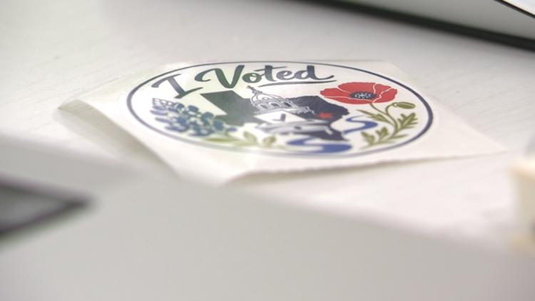 Too young to vote, but making her mark | Williamson County teen designs winning 'I Voted' sticker — KVUE (Austin), New Hope Schools news