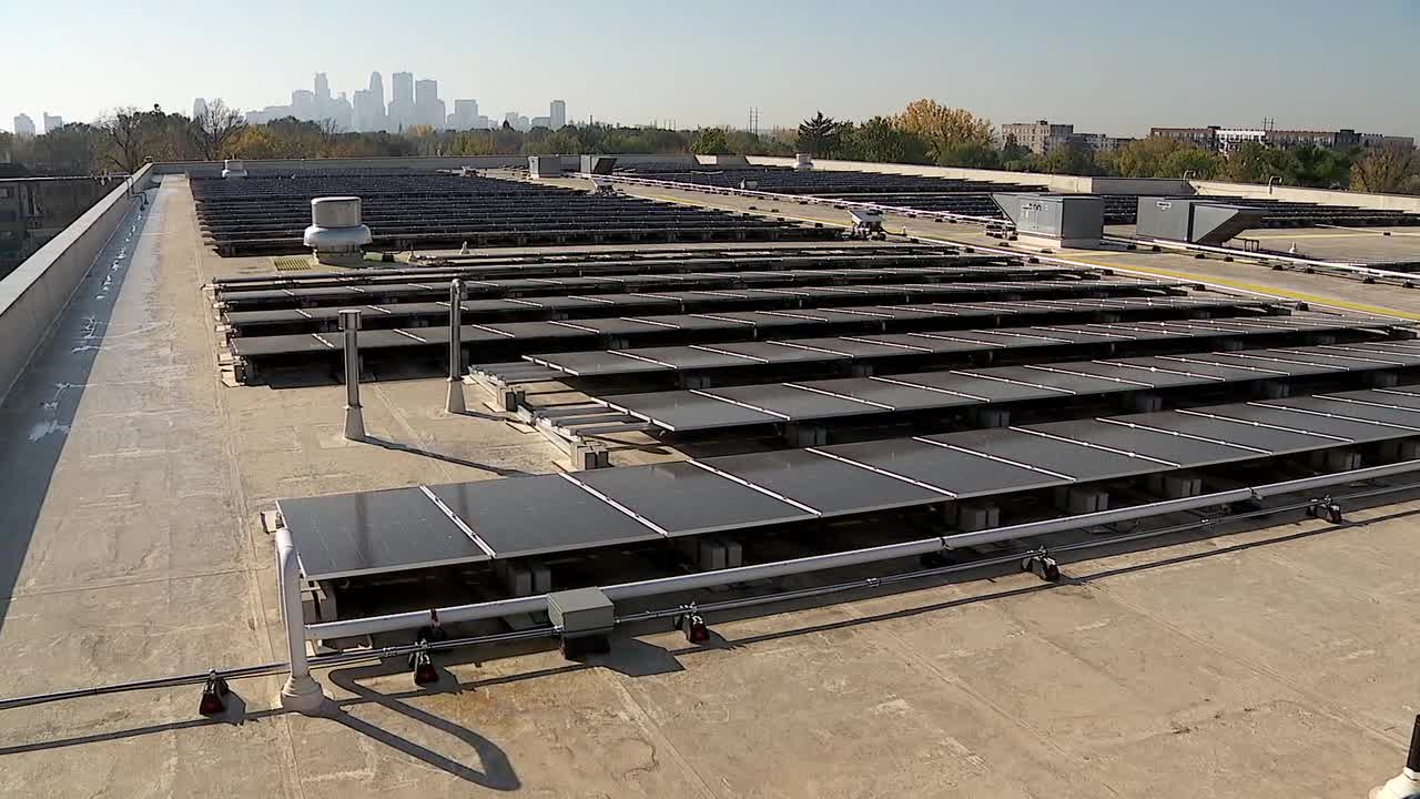 Minnesota nearing 400 solar-powered schools, 23 electric school buses purchased — FOX 9, New Hope Schools news